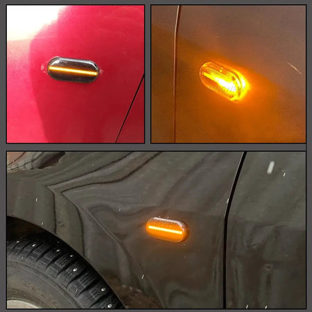 LED Dynamic Side Turn Signal Light For Nissan Tiida C11 Note E11 Micra K12 NP300 Navara D40 Qashqai J10 by InterCyprus Trading Ltd