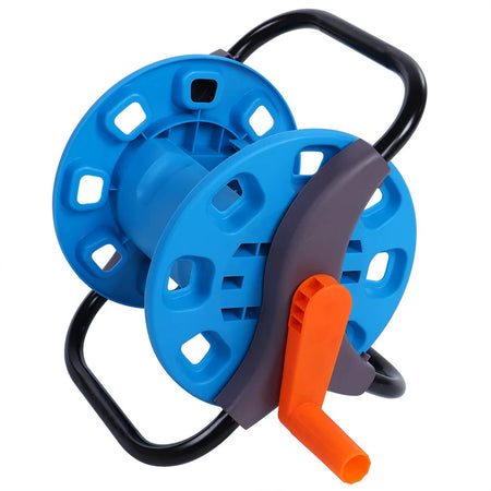 Garden Water Pipe Reel Cart &ndash; Portable Hose Reel Organizer As picture