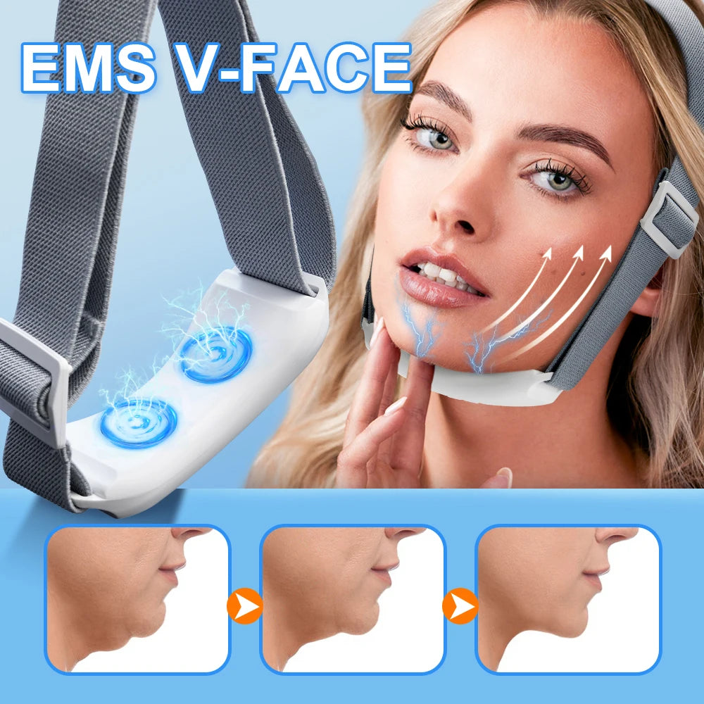 EMS Face Lifting Massager | Anti-Wrinkle, Firming &amp; Double Chin Remover