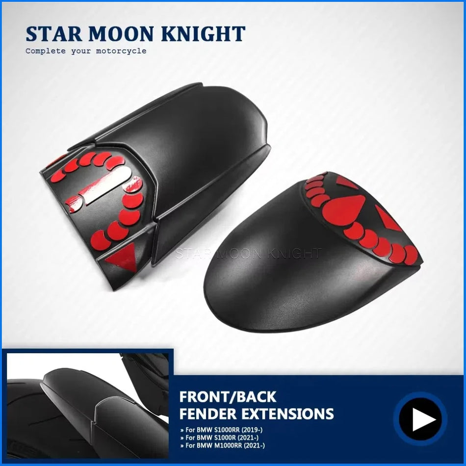 BMW S1000R S1000RR M1000RR Επέκταση Hugger Εμπρός και Πίσω Φτερού Προστατευτικό Λασπωτήρα