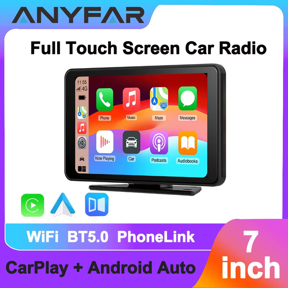 EzoneTronics CarPlay Android Auto Universele Auto Multimedia Speler Bluetooth