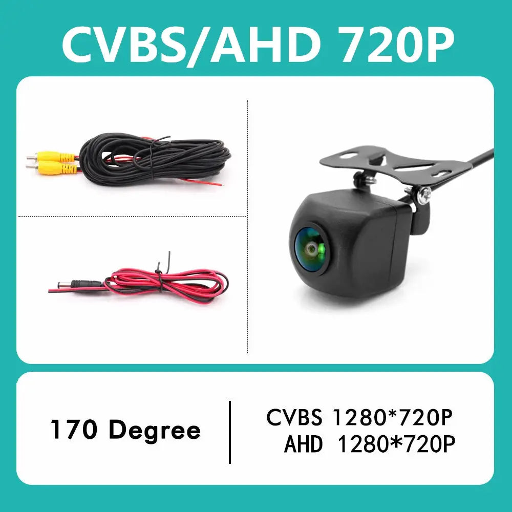 AHD 1080P Dynamic Trajectory Rear View Camera Starlight Night Vision Car Reverse Camera CVBS NTSC Waterproof Vehicle Parking Bac by InterCyprus Trading Ltd