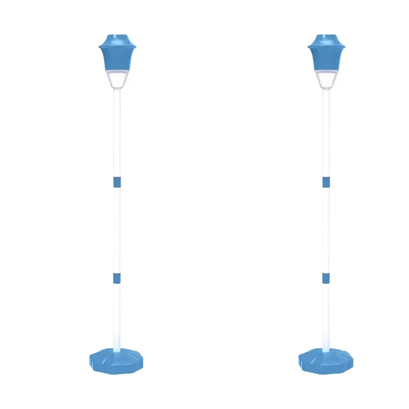 Street Lamp Bubble Machine &ndash; Automatic Fun for Parties 2Pieces Blue