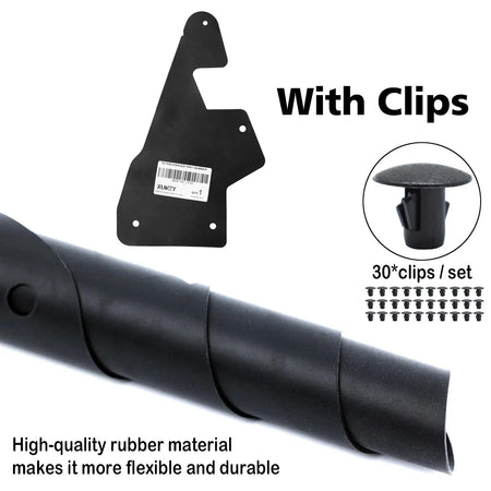 4Pcs Rubber Splash Shields Fender Liners For Ford Ranger 2011-2023 & Everest 2015-2022 Front Wheel Arch Cover by InterCyprus Trading Ltd