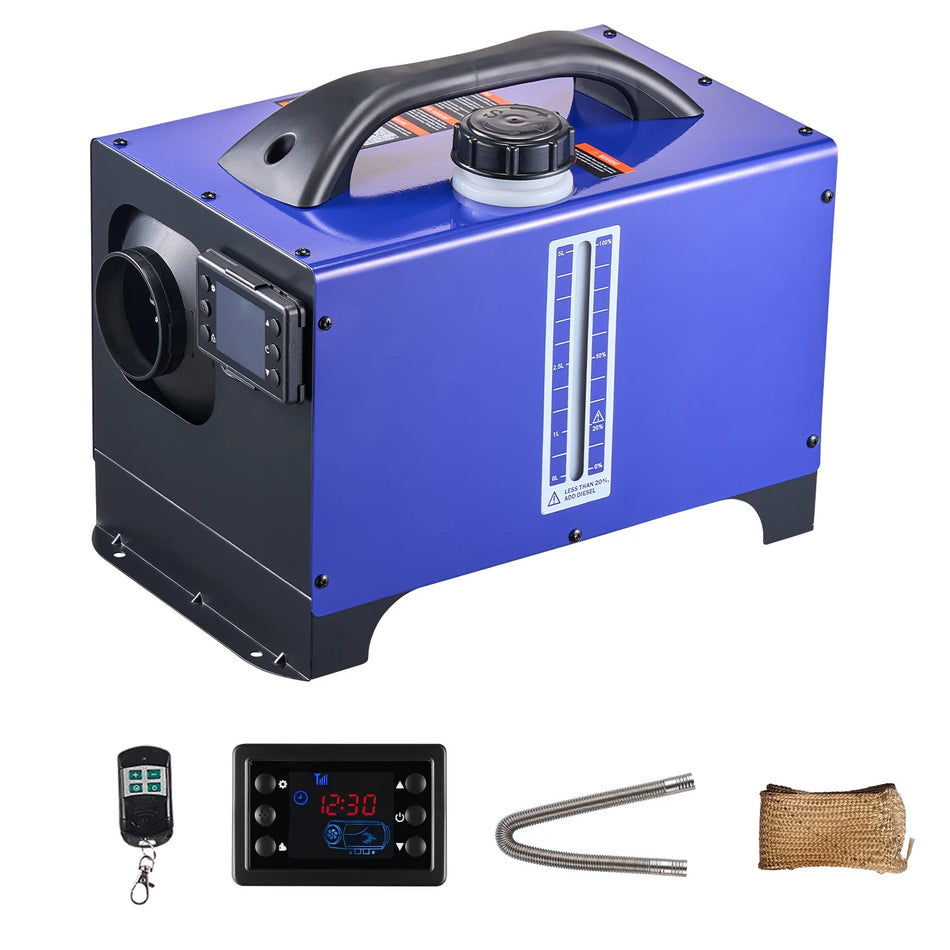 8KW Diesel Heater DC 12V24V LCD Display Low Noise
