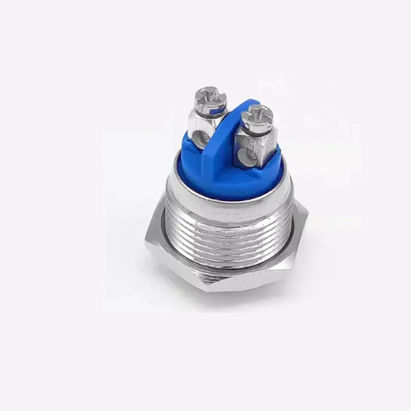 5/20Pcs 16mm Waterproof Momentary Reset Metal Push Button Switch Screw Terminal Car Engine Doorbell PC Power Switch by InterCyprus Trading Ltd
