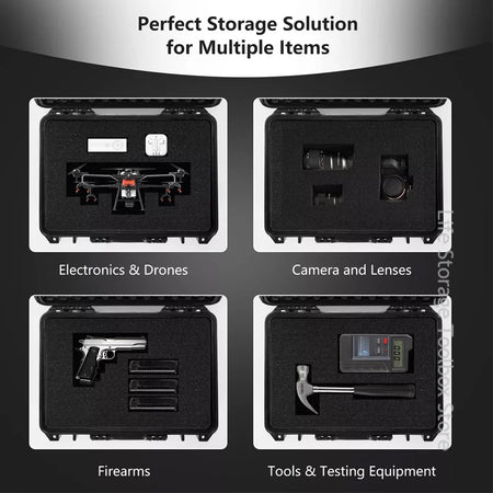 ABS Plastic Hard Carry Case Tool Box &ndash; Shockproof Storage