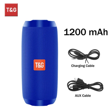 T&amp;G TG117 Waterproof Bluetooth Speaker Blue