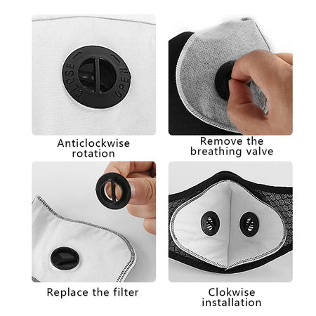 Cycling PM2.5 Active Carbon Filter - Five Layer Protection