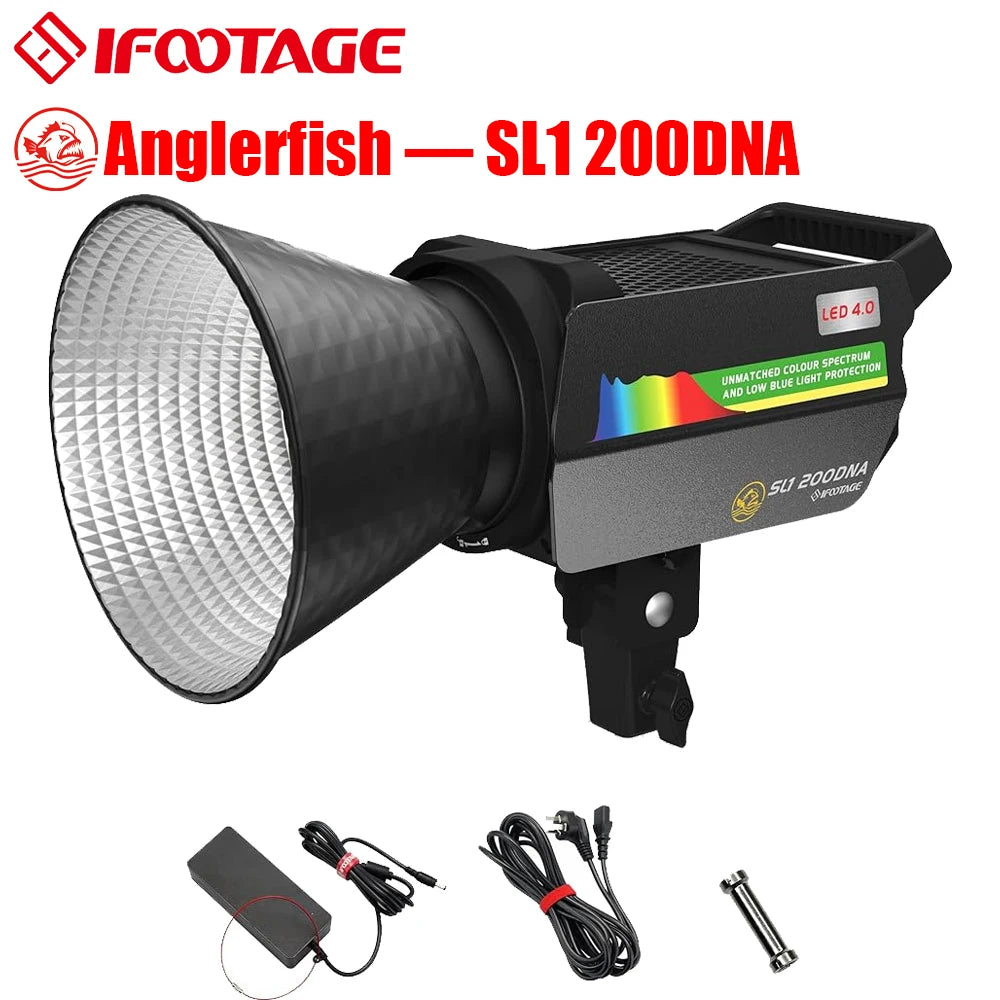 IFOOTAGE SL1 200DNA &ndash; 200W Daylight LED with Bluetooth SL1 200DNA