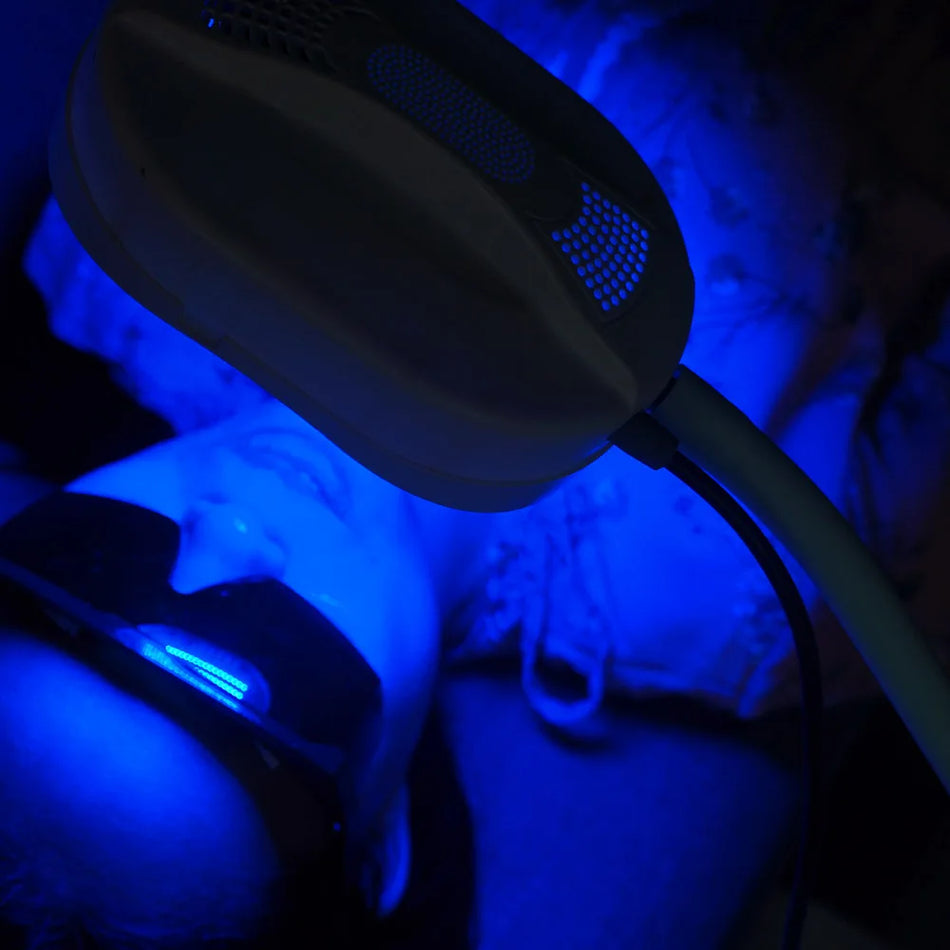 HLKGO LED Lys Terapi Maske To Farver Akne Ar Struktur