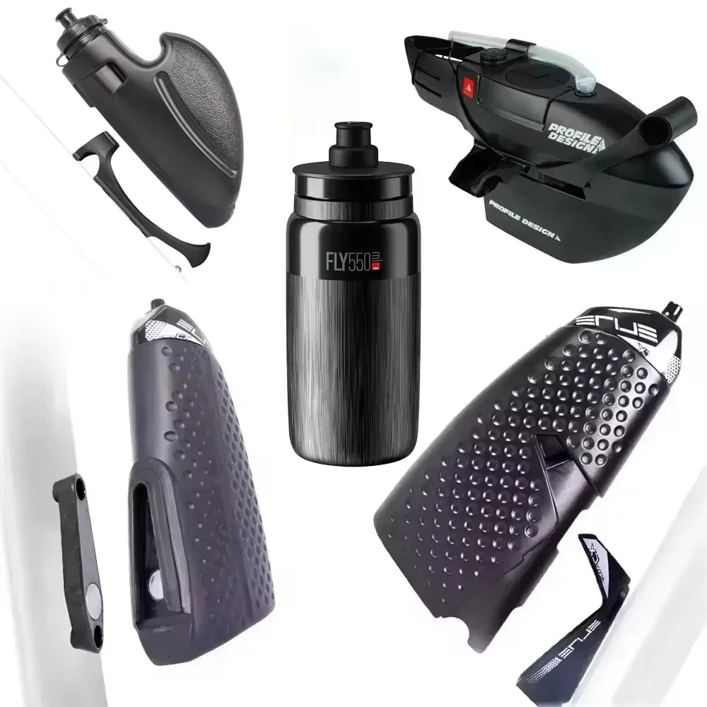Aero Bicycle BPA Free Squeeze Water Bottle &ndash; Aerodynamic Design with Magnetic Mounting Base
