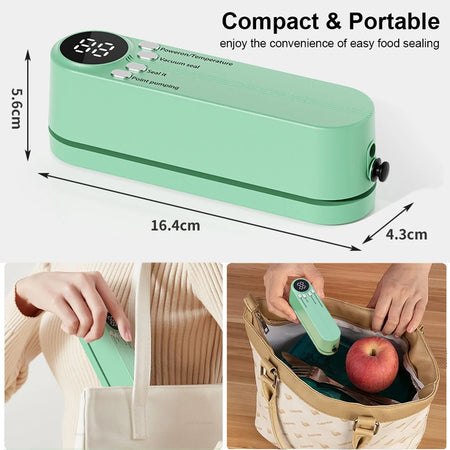 Mini Vacuum Sealer &ndash; Wireless USB Rechargeable Portable
