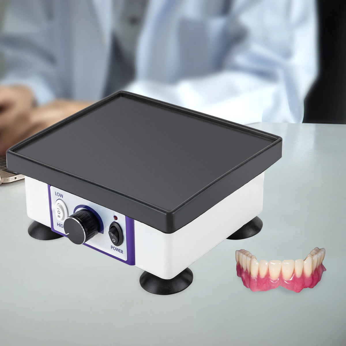 Lfhelper Dental-Oszillator 120 W – Quadratischer Gipsrüttler, 220 V, Einstellbare Stärke, Bis 2 Kg, Für Zahnlabore Vibrator Für Zahnmodelle 2kg Lfhelper Dental-Oszillator 120 W – Quadratischer Gipsrüttler, 220 V, Einstellbare Stärke, Bis 2 Kg, Für Zahnlabore Vibrator Für Zahnmodelle 2kg