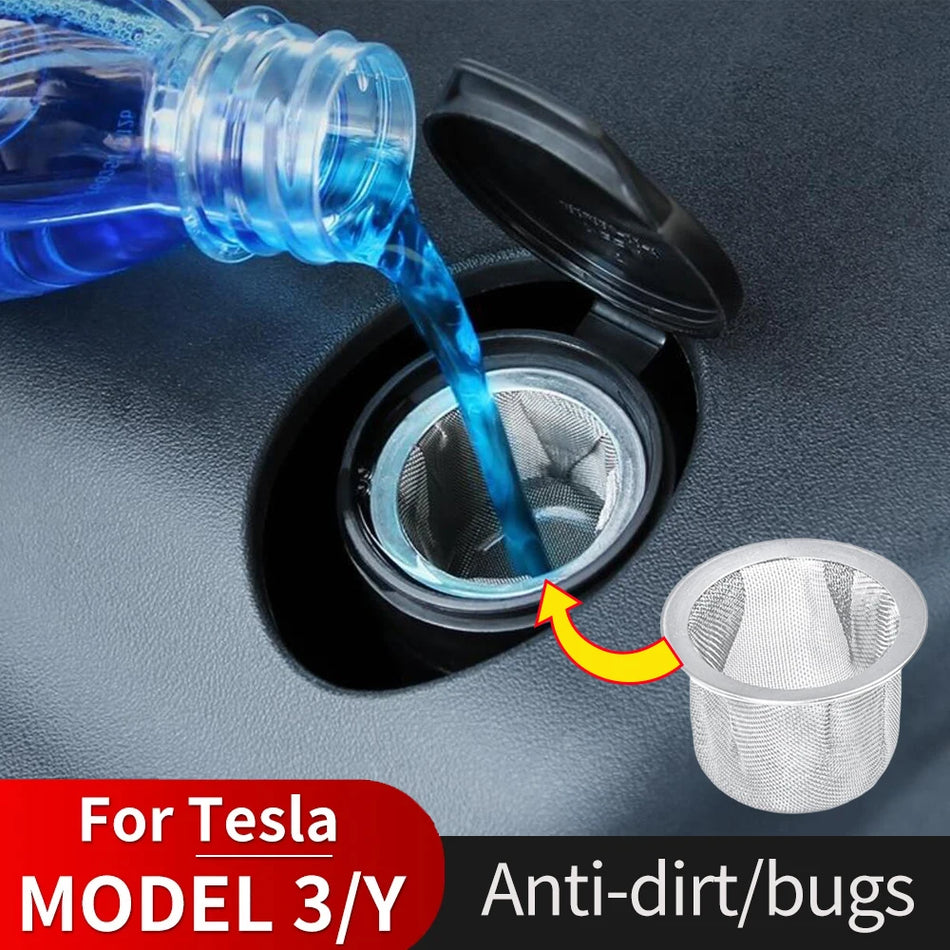 Metal Wiper Fluid Filter Mesh Guard for Tesla Model 3 Y S X