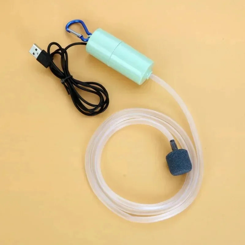 Aquarium Oxygen Air Pump USB Silent &ndash; Compact USB Powered