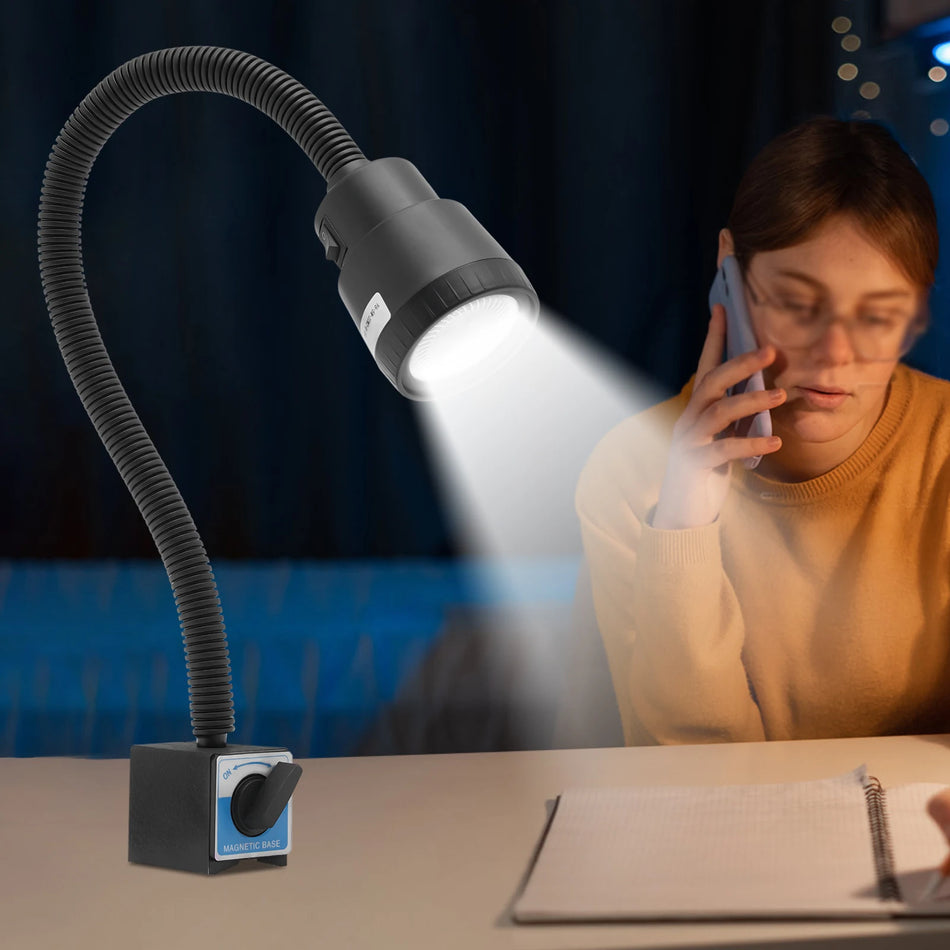 Luz de trabajo LED magnética de 5W con pantalla de lámpara cerrada