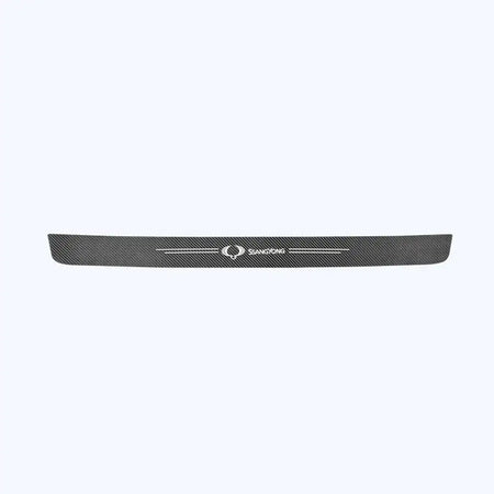 Carbon Fibre Car Trunk Bumper Guard Sticker For Ssangyong 1pc For Ssangyong