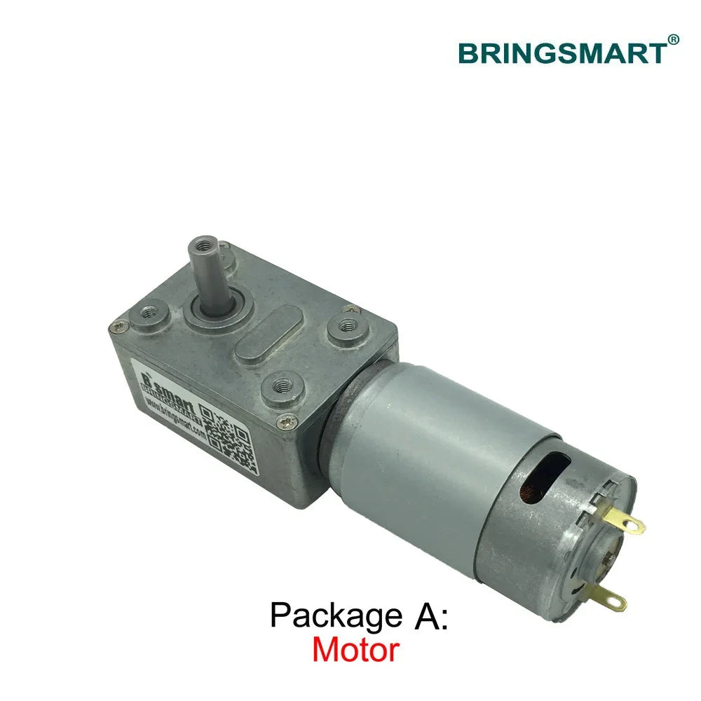 High-Efficiency JGY-395 Worm Gear Motor - Customizable 12V DC Mini Turbine