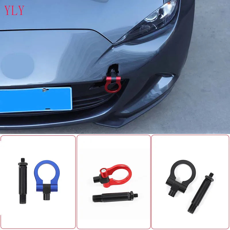 Autocolante de Gancho de Reboque do Para-choques Dianteiro Mazda MX5 ND Alumínio