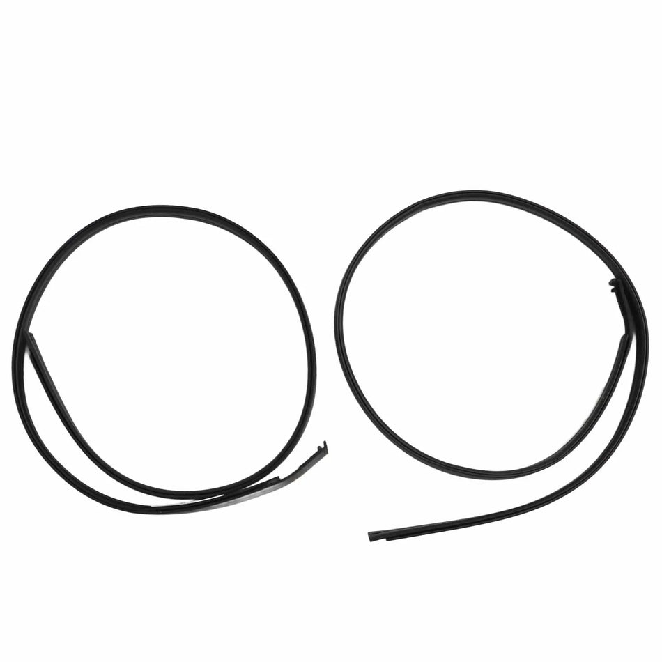 Дъждозащитни ленти за покривната облицовка за Toyota Tundra CrewMax, гума, 2 броя, защита от всякакви условия