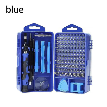 Computer Repair Kit 115 In 1 Magnetic Laptop &ndash; S2 Precision Blue