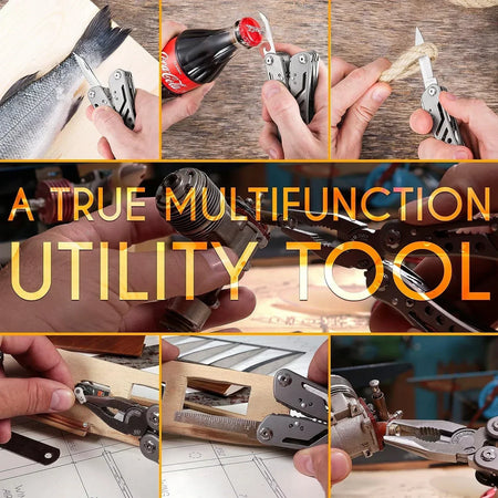 24-in-1 Multitool Pliers for Camping, Survival, and DIY Activities