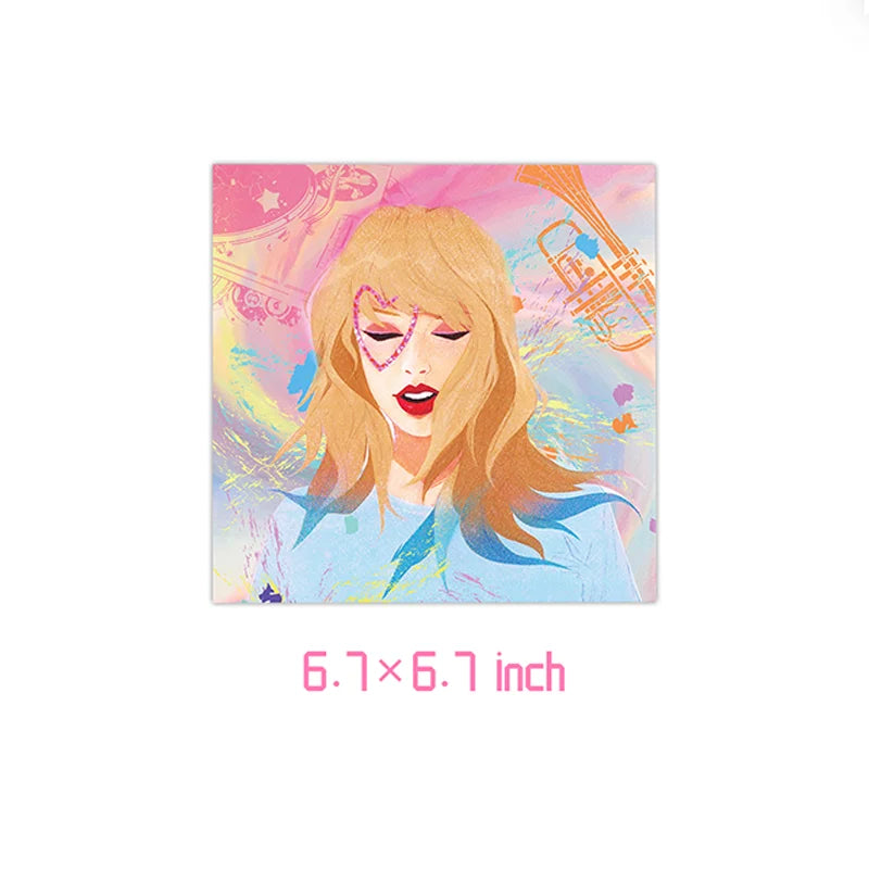 Taylor Swift Birthday Party Decorative Set with Dinnerware, Banners, and Balloons tissue 20sheet