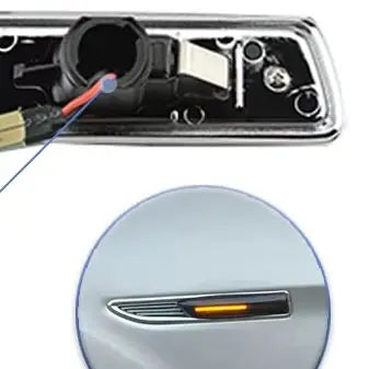 LED Dynamic Side Marker Lamps Sequential Blinker For Ford Mondeo 4 Mk4 BA7 2007-2015