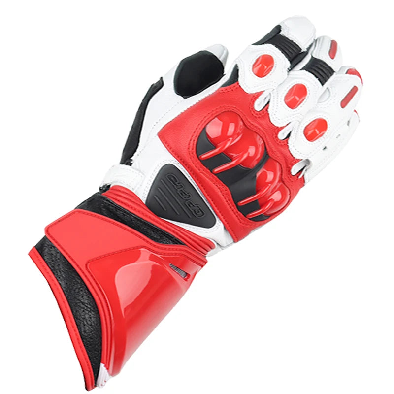 Two-X GP Pro Leather Motorcycle Racing Gloves - Full Finger, Unisex 02 / XXL