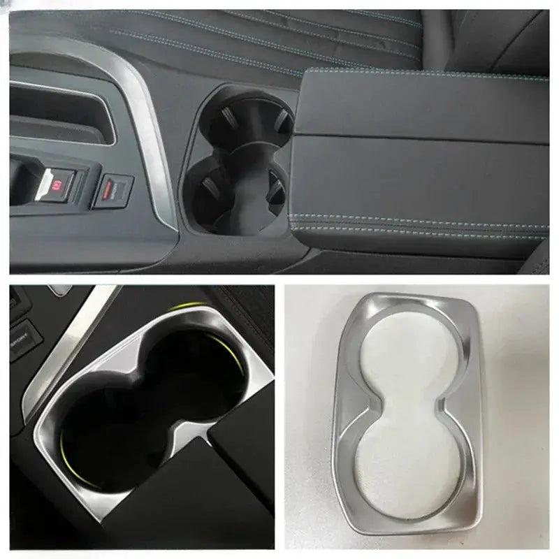 Interior Cup Holder With Chrome Trim For Peugeot 3008 4008 5008 by InterCyprus Trading Ltd