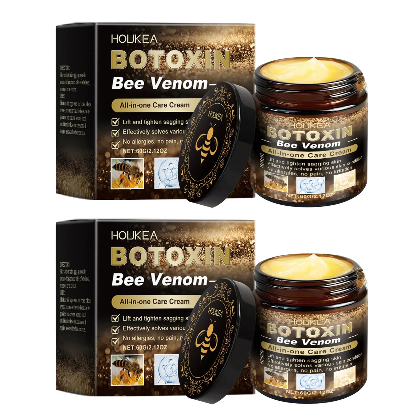 Bee-Venom Treatment Cream &ndash; Powerful Anti-Aging Solution 2pcs