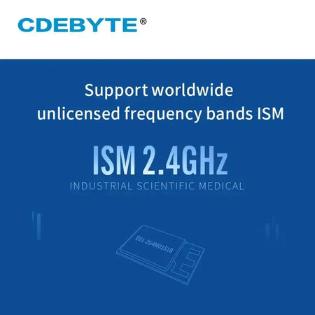 CDEBYTE E01 2G4M01S1B 2G4GHz SMD Wireless Transceiver SPI