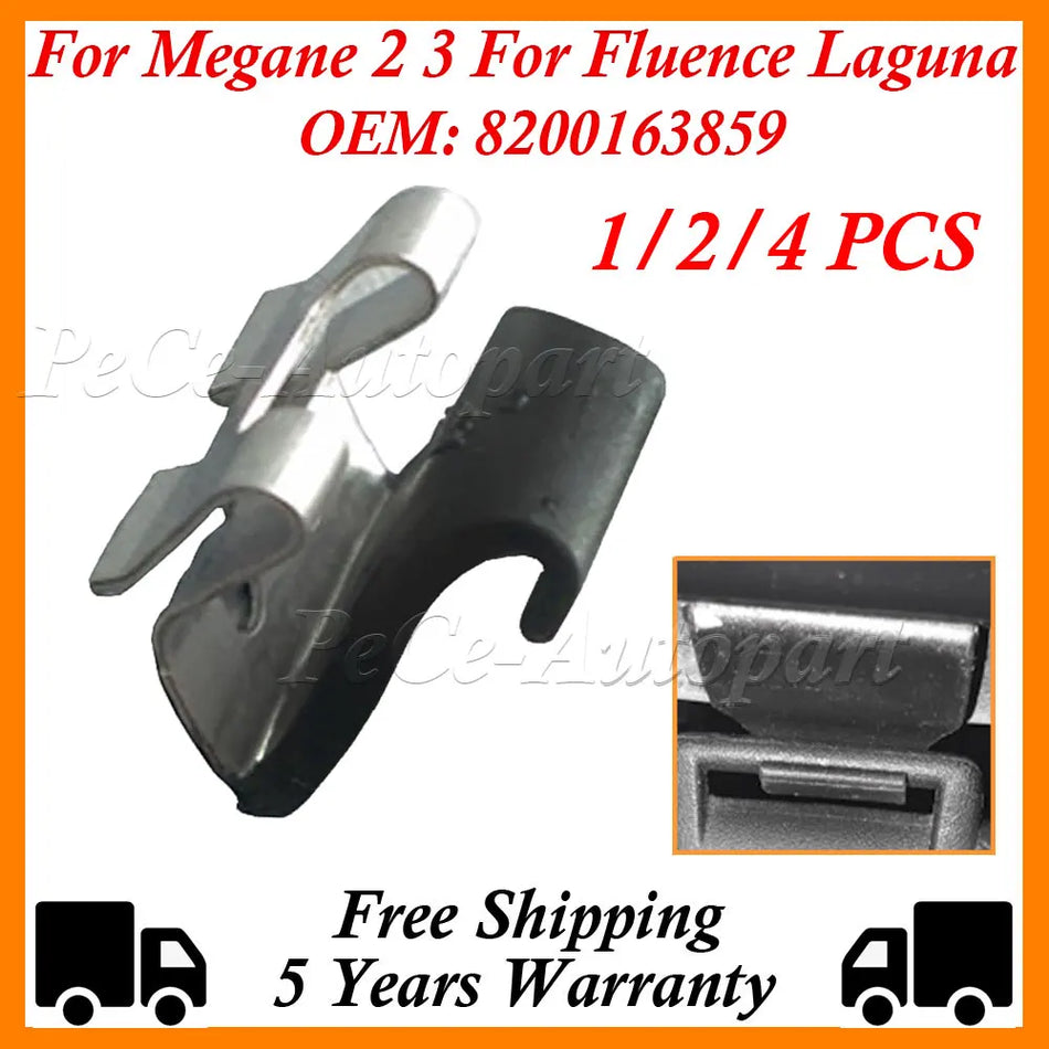 Kunststof zijclips voor portieren voor Renault Megane II III Laguna II Fluence Scenic