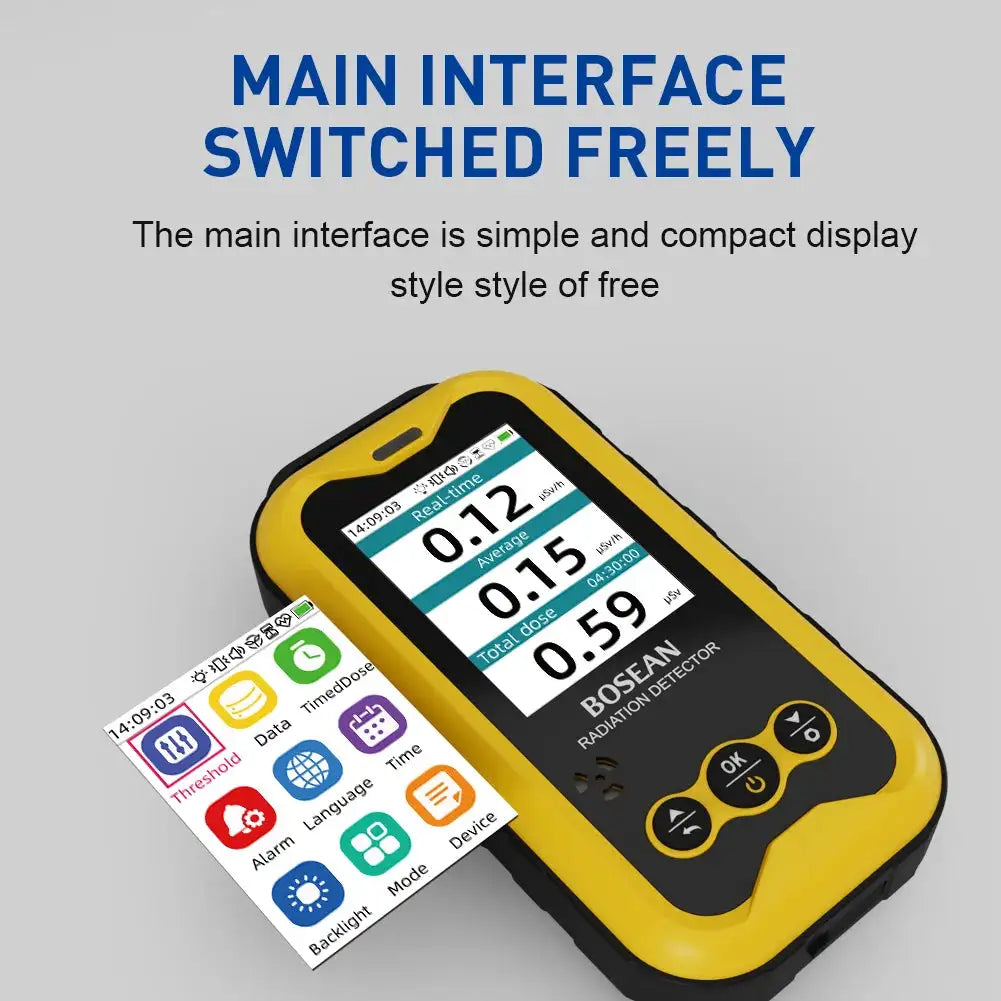 FS5000 Geiger Counter Beta Gamma Xray Detector PC Software