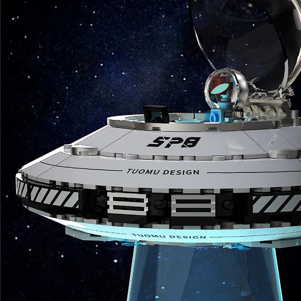 Technical Spaceship Space UFO Building Sets &ndash; 601 Pieces
