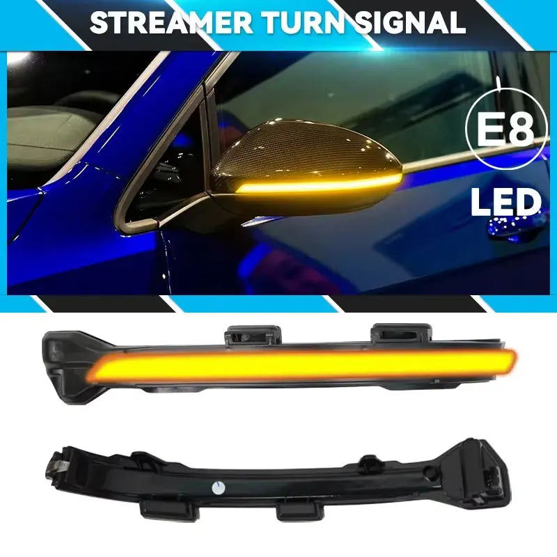 VW Golf Mk7 Dinamiskā LED Pagrieziena Signāla Spogulis 2013 2020