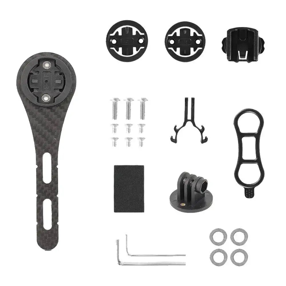 Carbon Fiber Bicycle Computer Mount Garmin Bryton Wahoo S