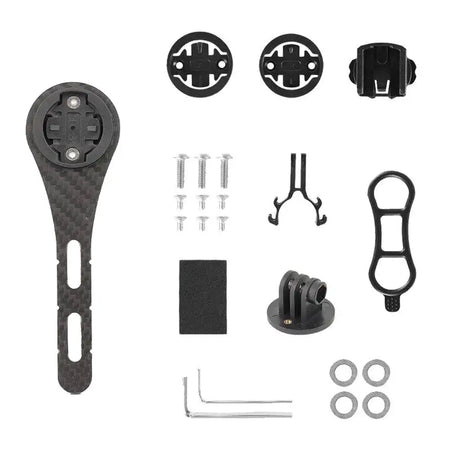 Carbon Fiber Bicycle Computer Mount Garmin Bryton Wahoo S