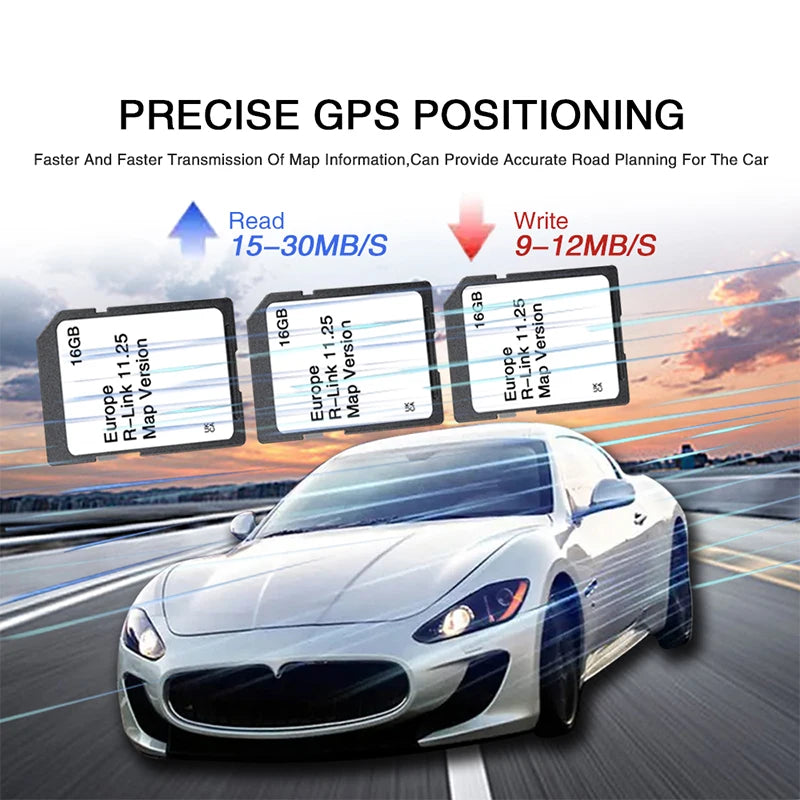R-LINK 11.25 &ndash; Europe Maps Plug and Play Sat Nav Card