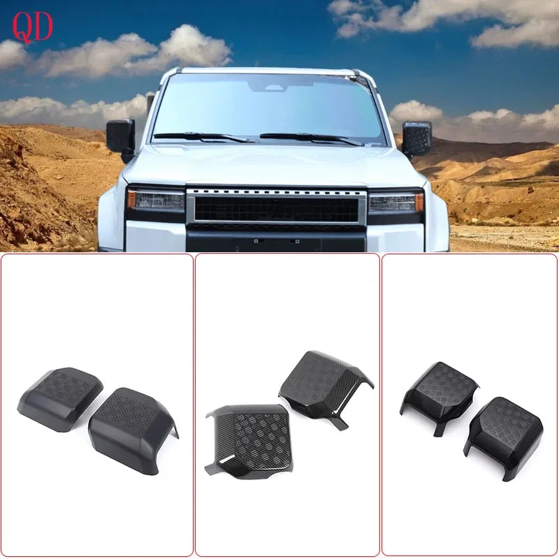 Θήκη Προστασίας Καθρέφτη Οπισθοπορείας από ABS και Ινές Άνθρακα για Prado