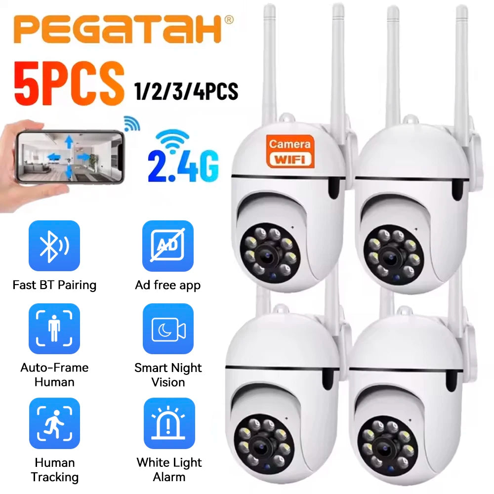 Pegata 2.4G 1080P Outdoor Wireless Camera &ndash; 4X Zoom