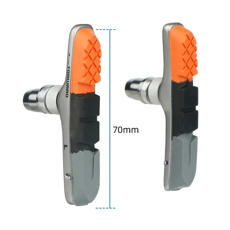 Baradine MTB Bicycle V-Brake Pads &ndash; Detachable Inserts With Three Color Modules