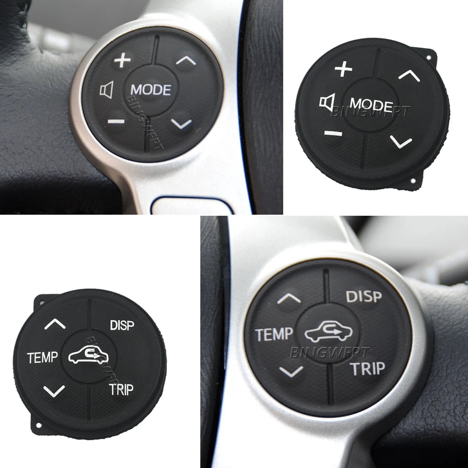 Cubierta de goma para el interruptor del volante para Toyota Prius C 2010-2015 Aqua