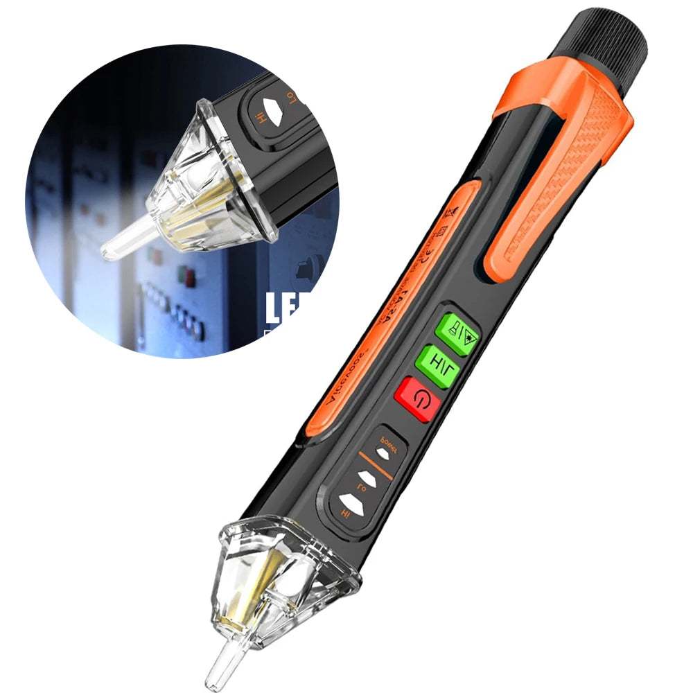 Non-Contact Voltage Detector AC Tester 12-1000V | Smart Breakpoint Finder with Flashlight
