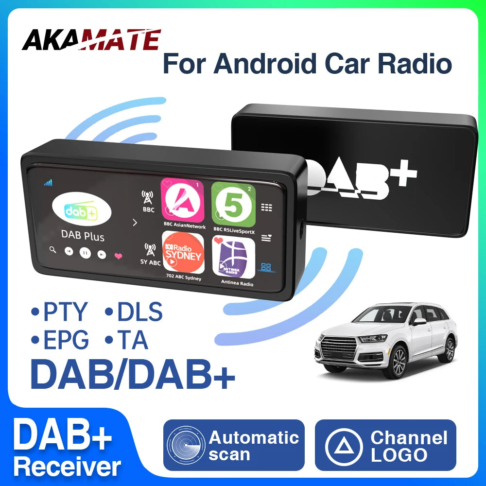 Newest DAB Plus Receiver Antenna - USB Adapter Auto Scan