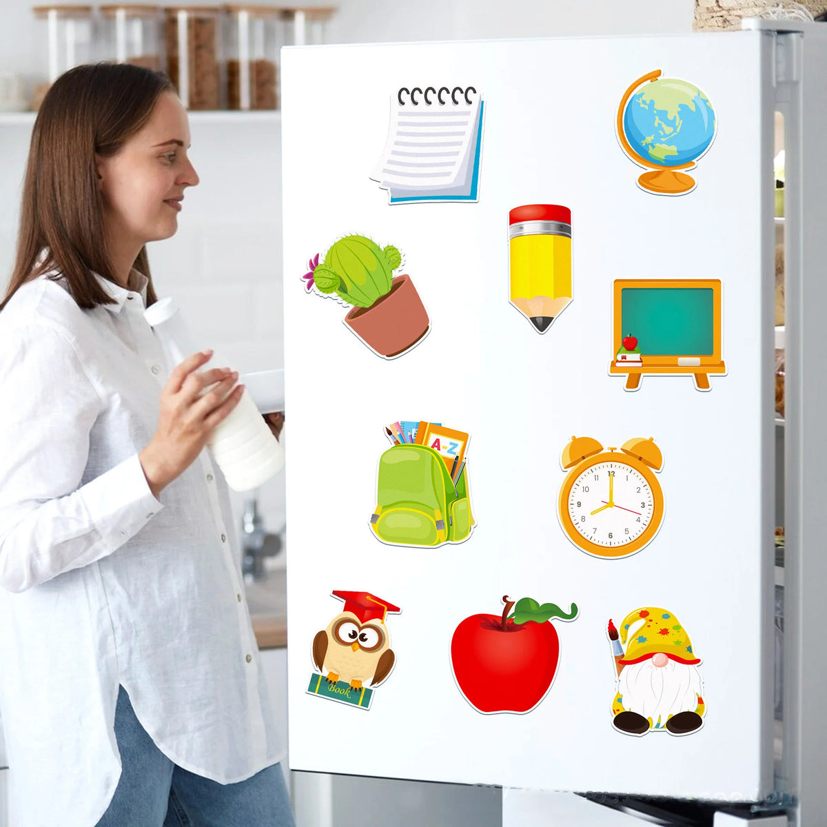 12 Pcs Teacher Notepad Set | Fun Sticky Notes | Teacher Gifts &amp; Supplies