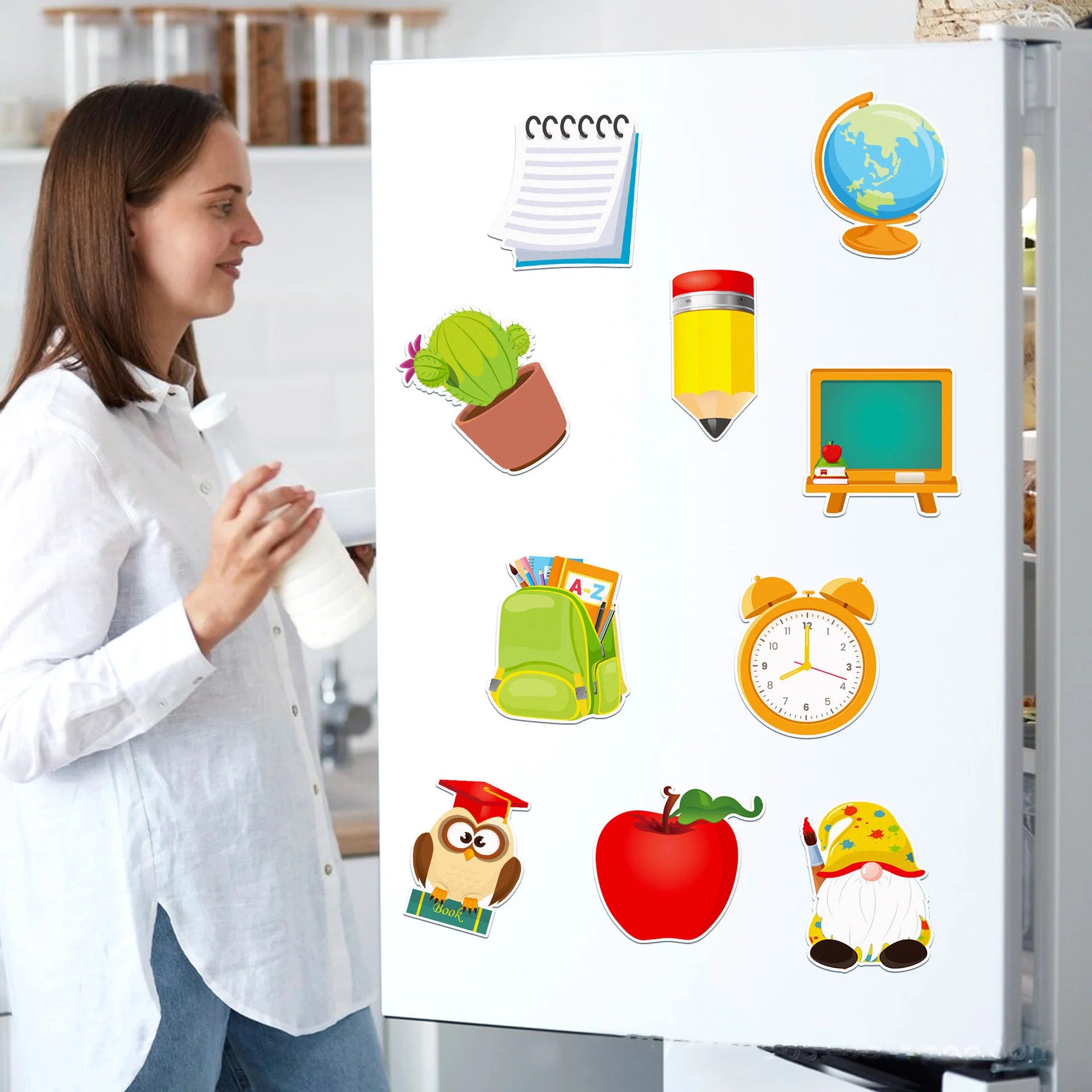 12 Pcs Teacher Notepad Set | Fun Sticky Notes | Teacher Gifts &amp; Supplies