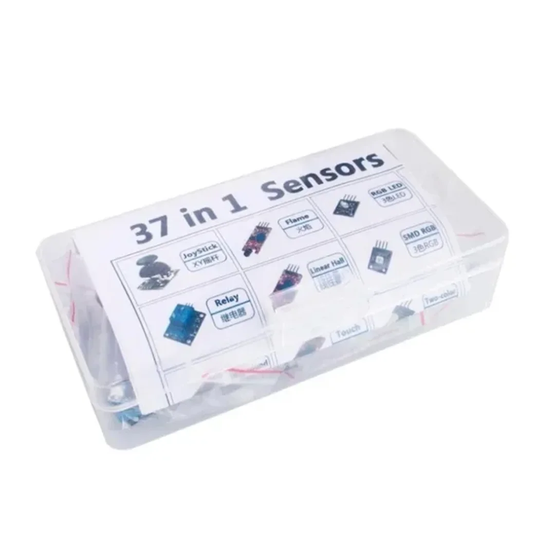 45 in 1 Sensors Modules Starter Kit &ndash; Enhanced Creativity for Arduino and Raspberry Pi 37 in 1 kit box