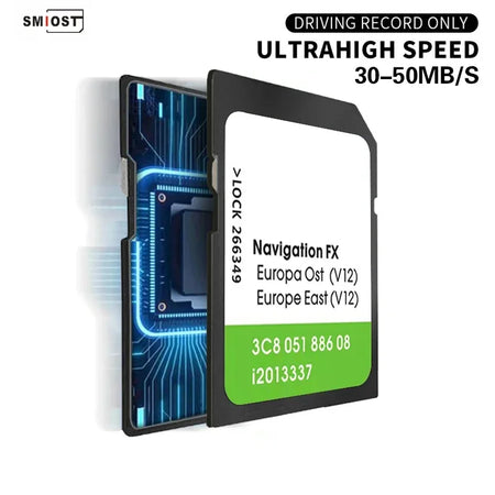 GPS 8GB Navi FX V12 OST For VW 3C8 051 886 - Fast Maps